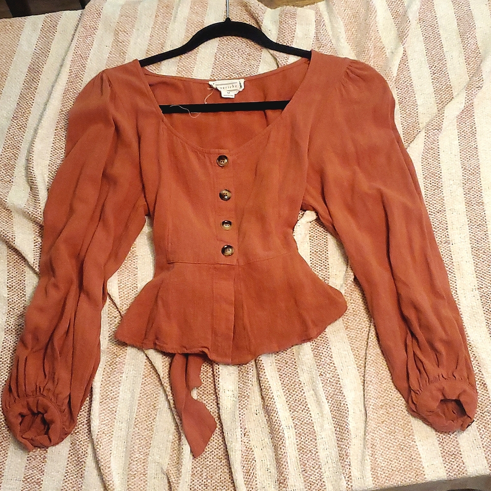 Love Riche peasant top Medium